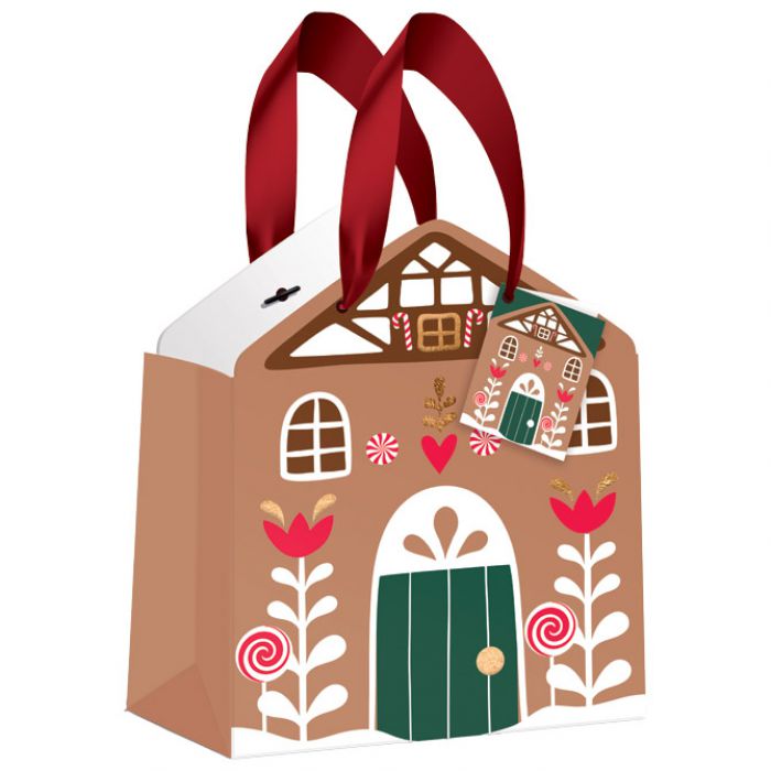 VREĆICE UKRASNE 18X23X10 CM NOVOGODIŠNJE CHRISTMAS INTERDRUK SORT