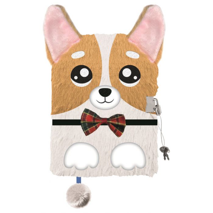 DNEVNIK S KLJUČEM A5 96L MY LITTLE FRIEND CORGI 6931