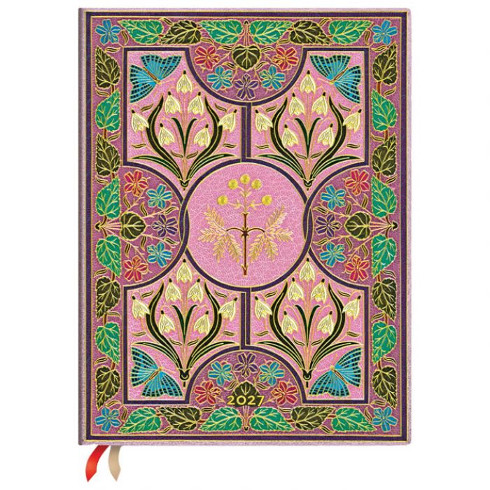 PLANER TJEDNI 2027-17,5X22,5CM-ULTRA VERTIKALNI S GUM. MIMOSA PAPERBLANKS FLEXI FE2018-0