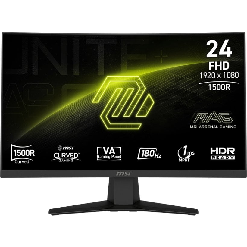 MSI MAG 244C računalni monitor 59,9 cm (23.6") 1920 x 1080 pikseli Full HD LCD Crno