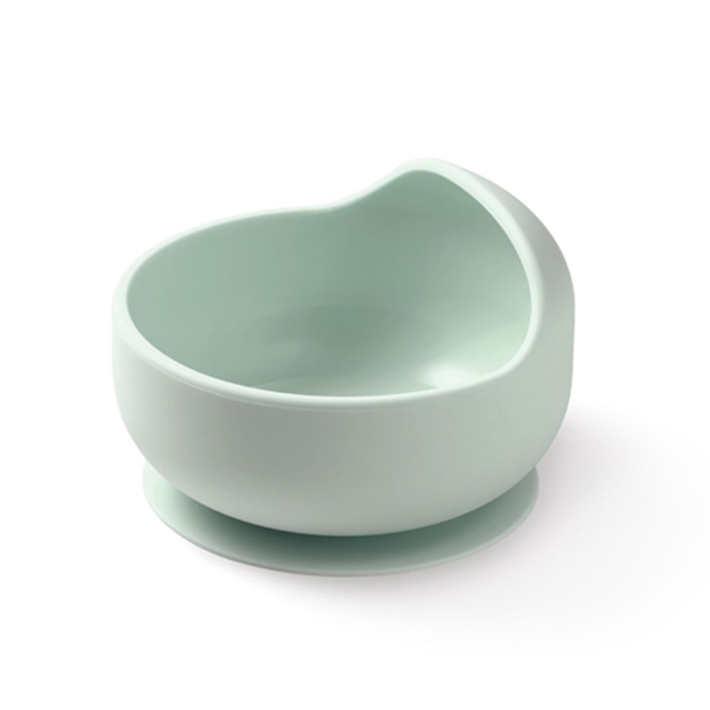 BabyOno Silikonska zdjelica s vakuumom 350 ml 6 m+, mint
