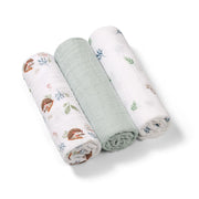 BabyOno Tetra pelene Muslin Ježić, zelena