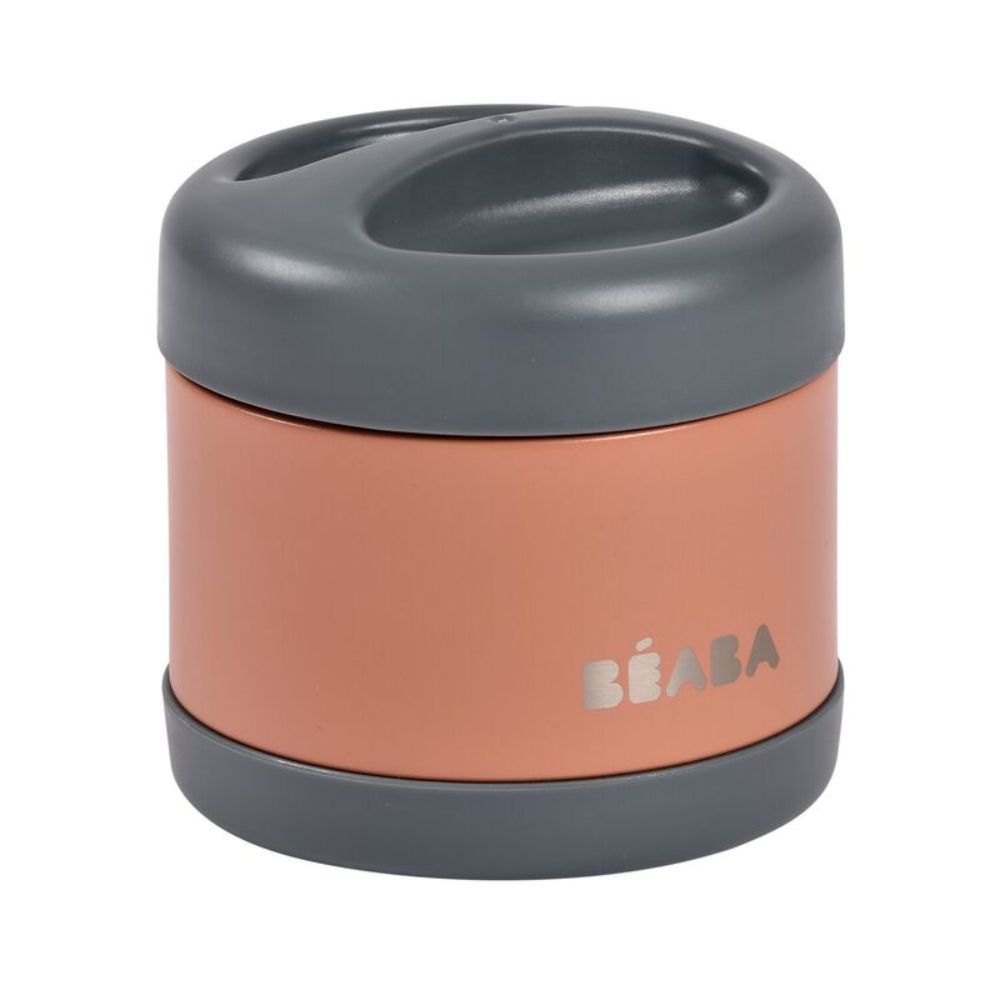 Beaba Termo posudica za hranu, 500 ml, Mineral Grey/Terracotta