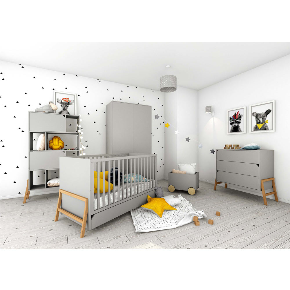 Bellamy dječja soba Lotta - 5 elemenata, grey
