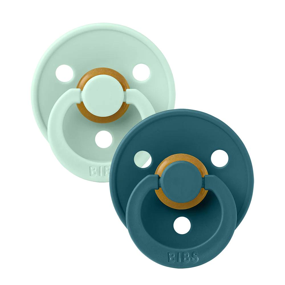 BIBS Colour dude (okrugle) - Nordic Mint/Forest Lake (vel. 2)