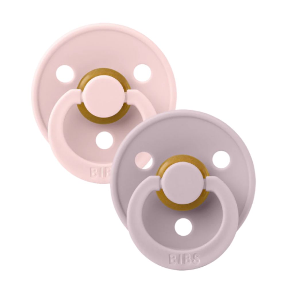 BIBS Colour dude (okrugle) -Blossom/Dusky Lilac (vel.1)