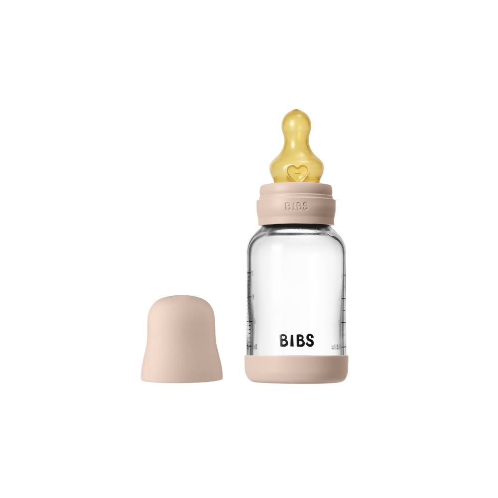 BIBS set (staklena bočica 120 ml i sisač S), Blush