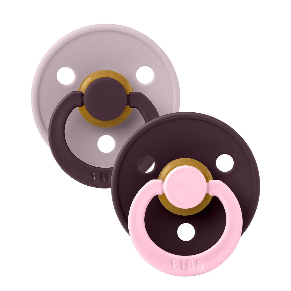 BIBS Studio Colour dude (okrugle) Fusion -  Dusky Lilac Plum mix (vel.1)