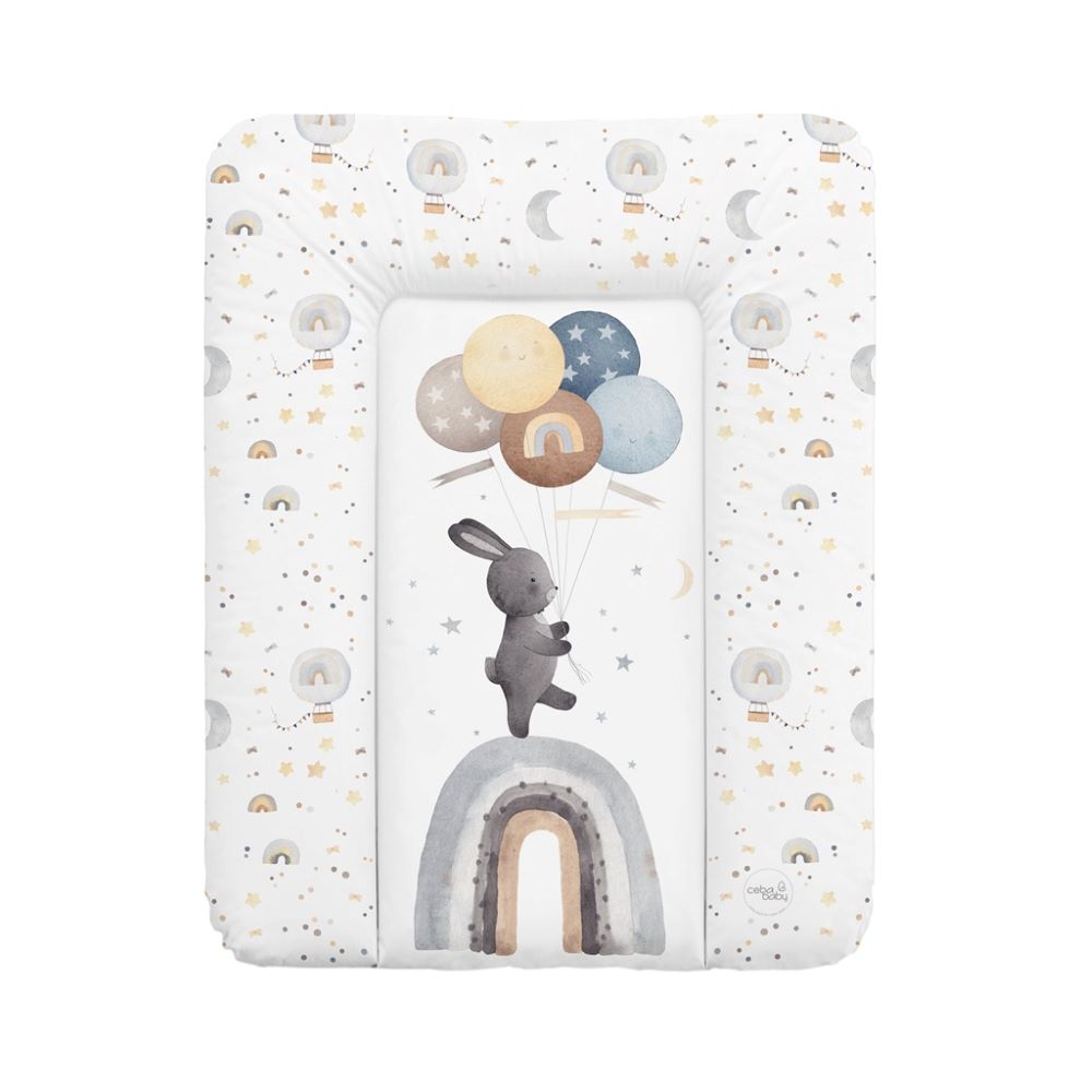 Ceba Baby Podloga za prematanje mekana 50x70 cm, Basic Rainbow Walk
