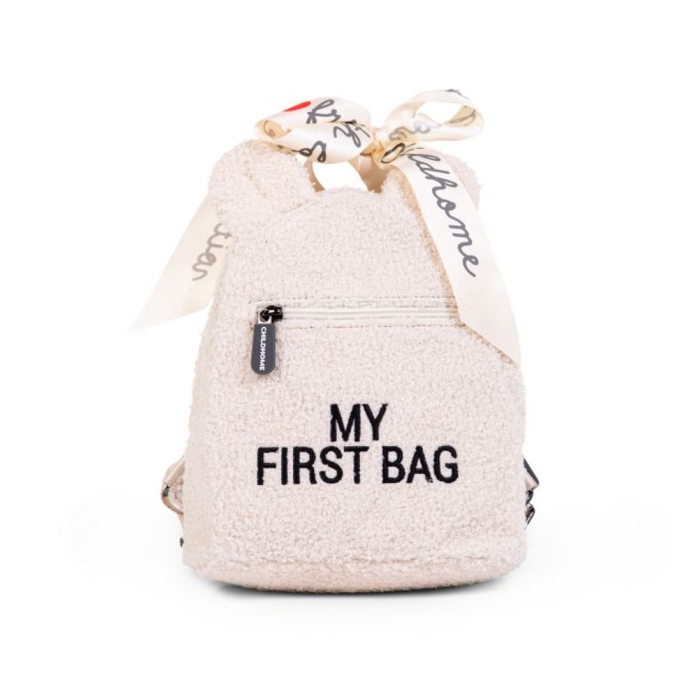 Childhome Ruksak My First bag, Teddy off white