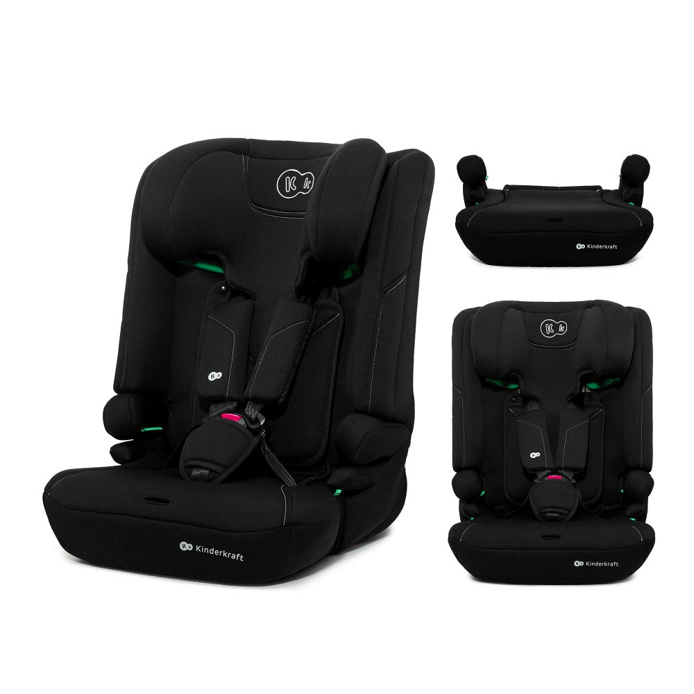 Kinderkraft autosjedalica I-COMFY i-Size 9-36 kg (76-150 cm), Black