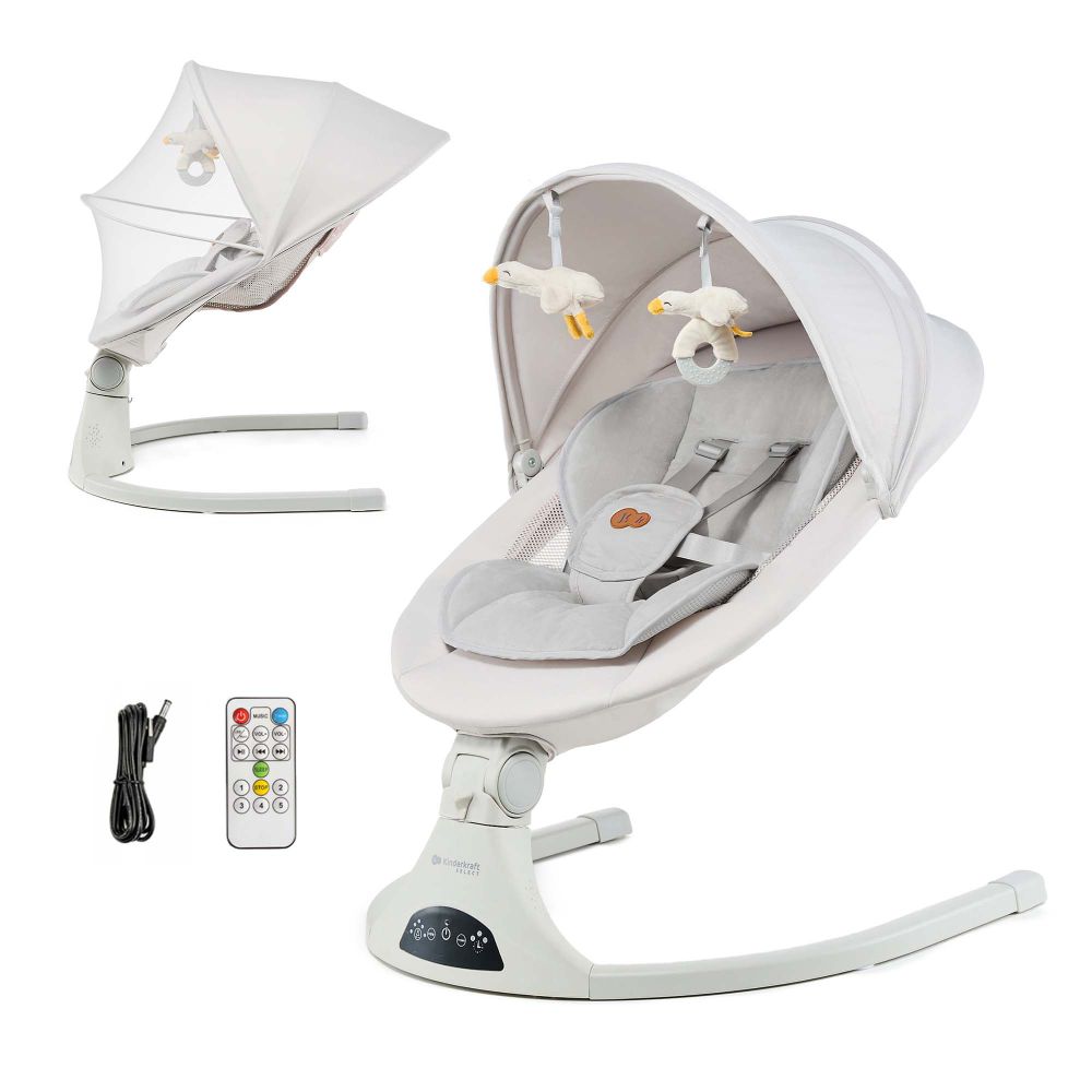 Kinderkraft Električna njihaljka TULSY, Beige