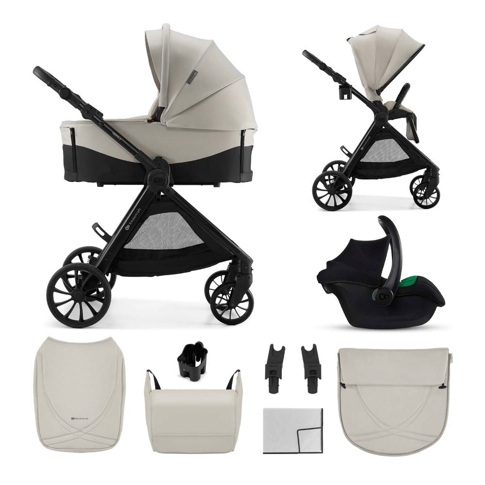 Kinderkraft dječja kolica VESTO 2 3u1, Beige