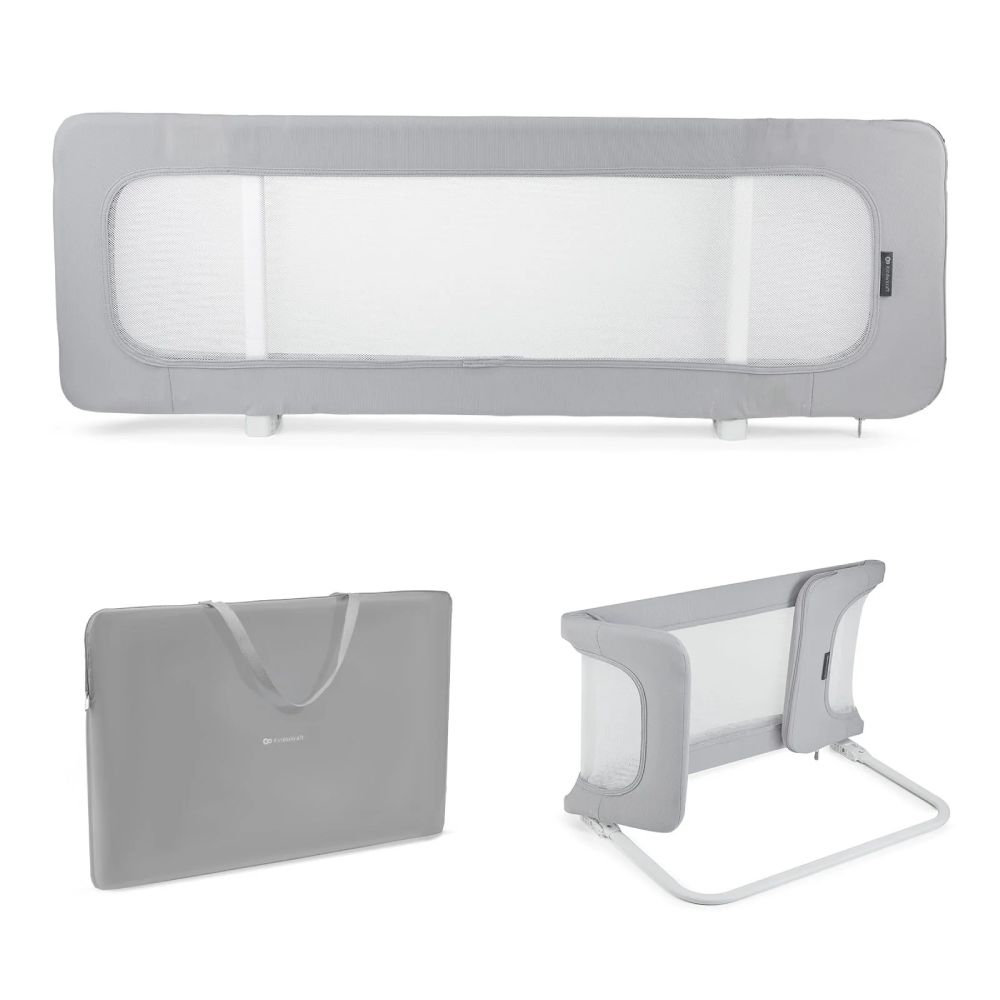 Kinderkraft Guard & Dream zaštitna ograda za krevet 118x41x44 cm, Light Grey
