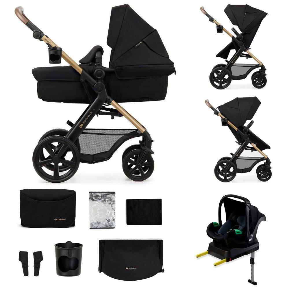 Kinderkraft Kolica Moov 2 4u1 MINK PRO - Pure Black