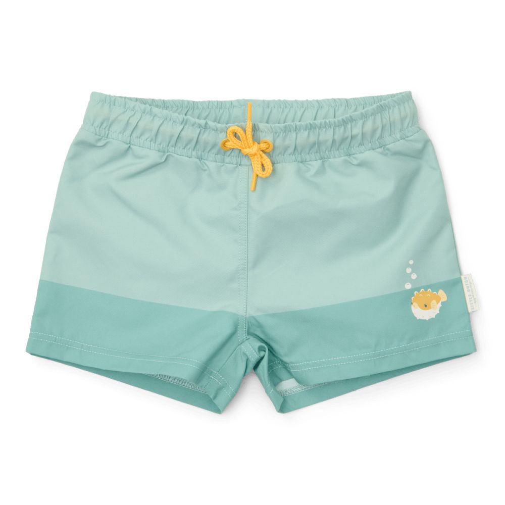 Little Dutch Dječje kupaće gaćice Seashells Surf Blue 98/104