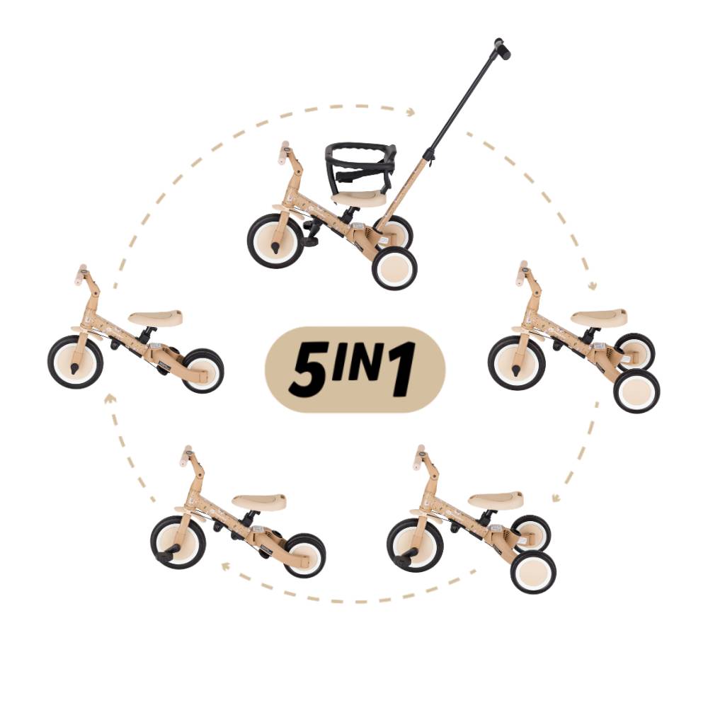 PETITE&MARS Tricikl Turbo 5 u 1 - Llama Vibes