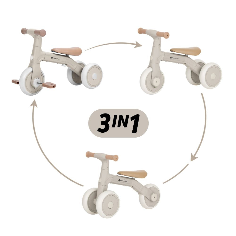 PETITE&MARS Balans bicikl Bingo 3 u 1, Ivory White