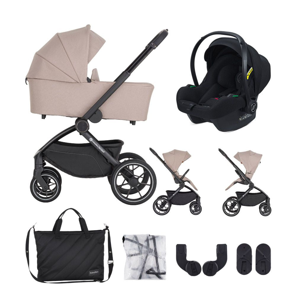 PETITE&MARS Scout kolica 3u1, Cappuccino/Cream B