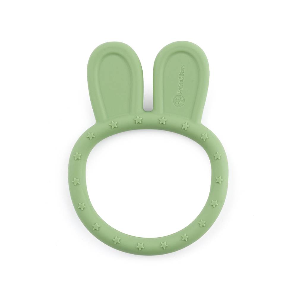 PETITE&MARS Silikonska grickalica za zube Bunny 0 m+, Sweet Pea