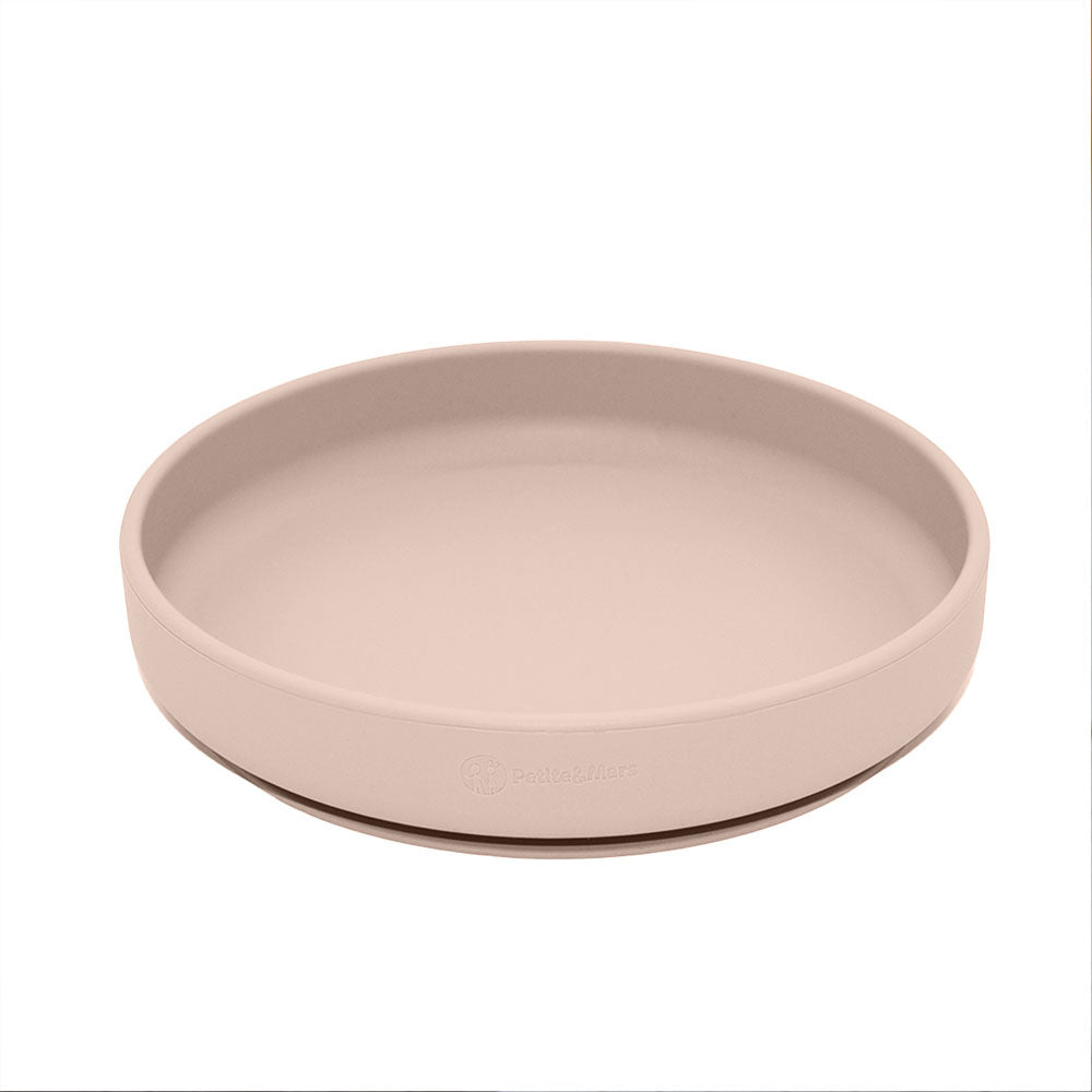 PETITE&MARS Silikonski tanjur s vakuumom 6 m+ Take&Match, Desert Sand