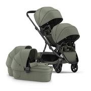 REDSBABY NUVO 2 Twin dječja kolica za blizance 2u1, Sage