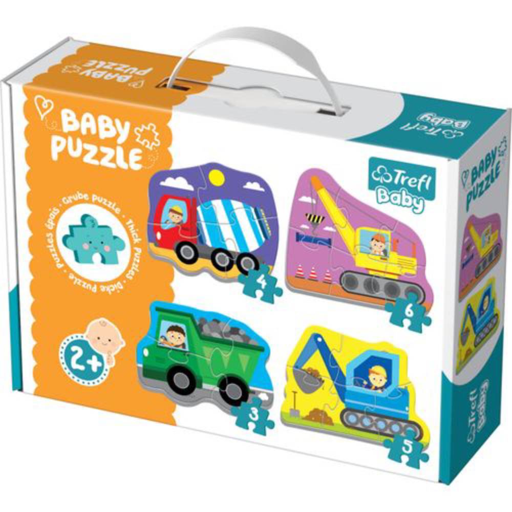 TREFL Baby puzzle Radna vozila 36072