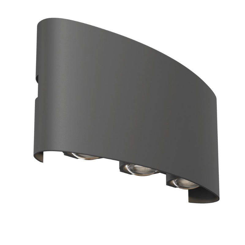 LED zidna svjetiljka Lambario Spider Grey 6x1W 4200K