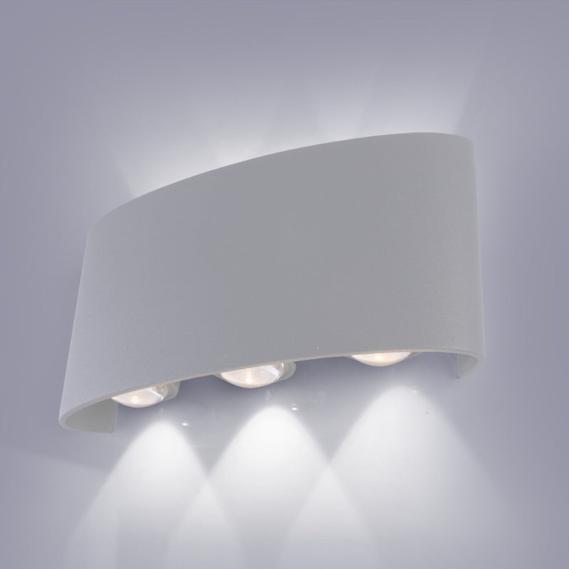 LED zidna svjetiljka Lambario Spider Grey 6x1W 4200K