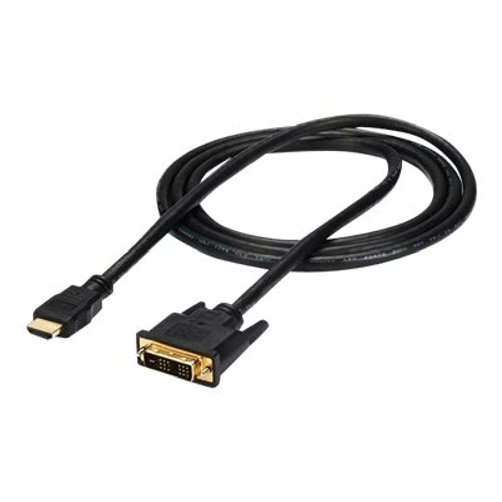 StarTech.com HDMIDVIMM6 prilagodnik za video kabel 1,8 m HDMI DVI-D Crno