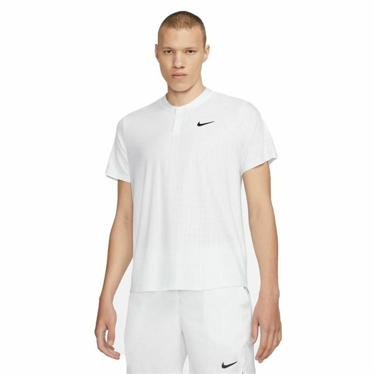 Muška Polo Majica Kratkih Rukava Nike Court Dri-Fit Advantage Bijela