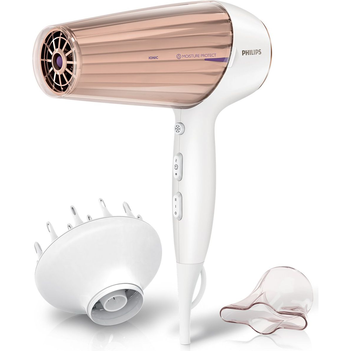 Philips MoistureProtect HP8280/00 sušilo za kosu 2300 W Ljubičasto, Bijelo
