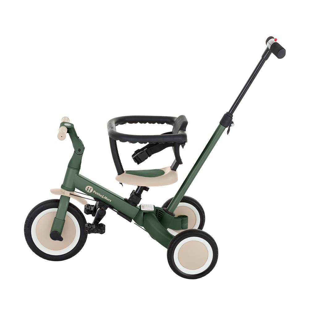 PETITE&MARS Tricikl Turbo 5 u 1 - Misty Green