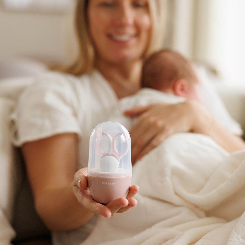 BabyOno Set za manikuru u kutijici, pastelno rozi