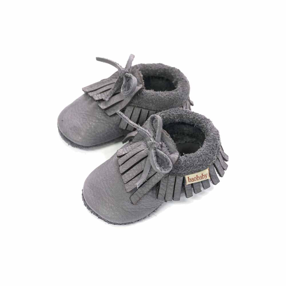 Baobaby Pelice - cipelice, mokasine, Grey, XS
