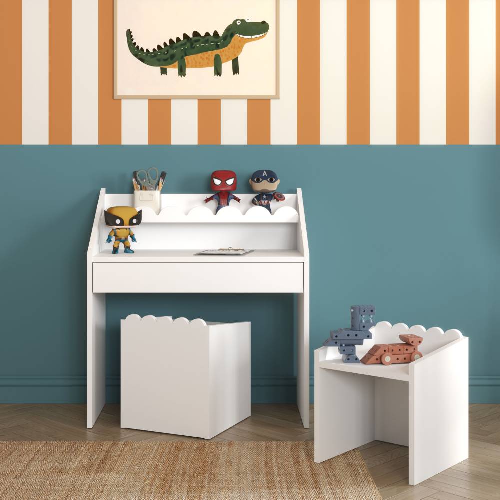 Bellamy Book Nook Montessori stol, snow