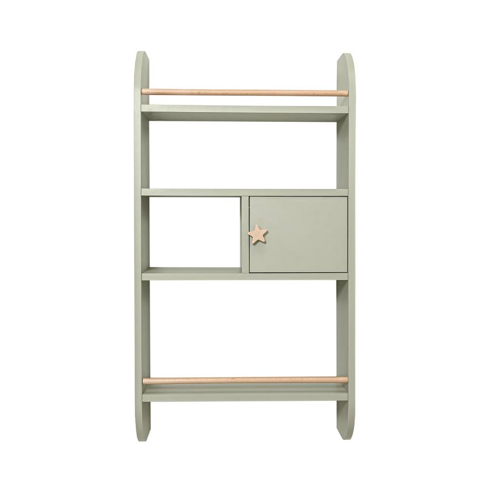 Bellamy Rainbow polica za zid, Sage