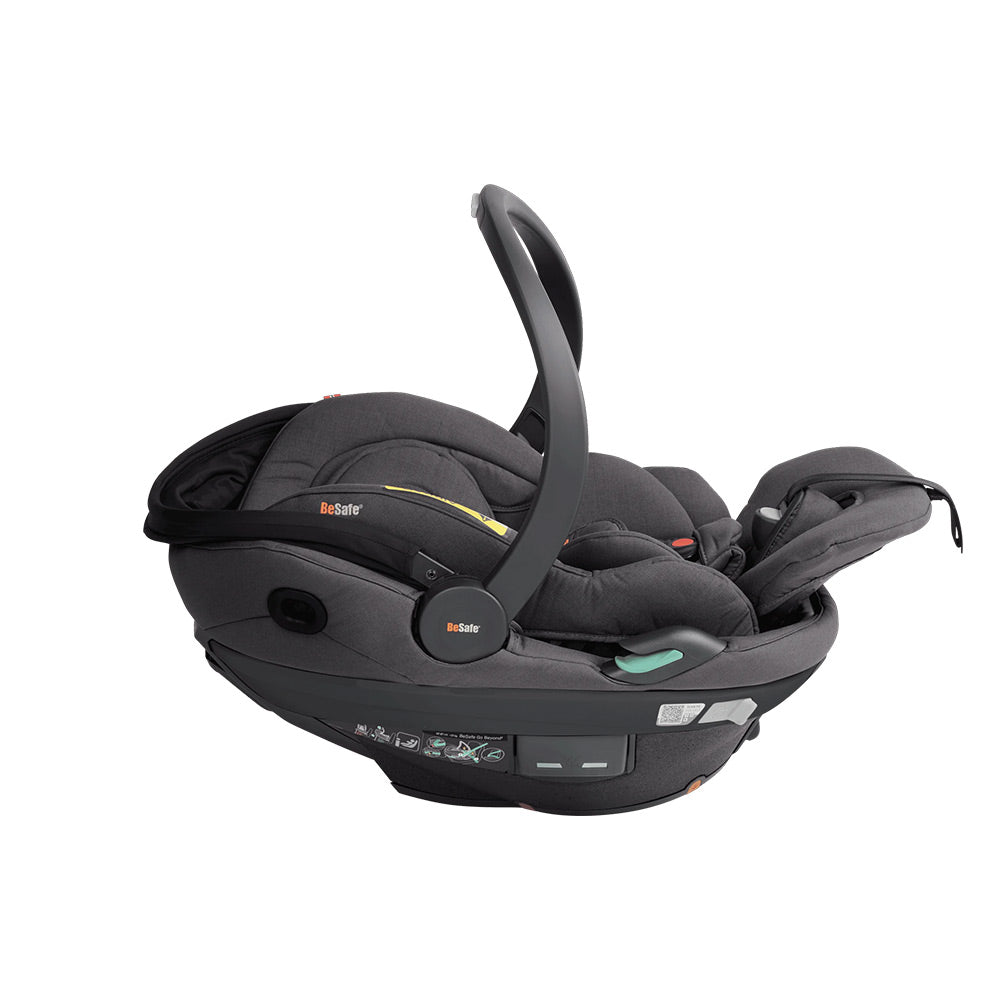 BeSafe autosjedalica Go Beyond2 i-Size 0-13 kg (40-87 cm), Dark Grey Mélange