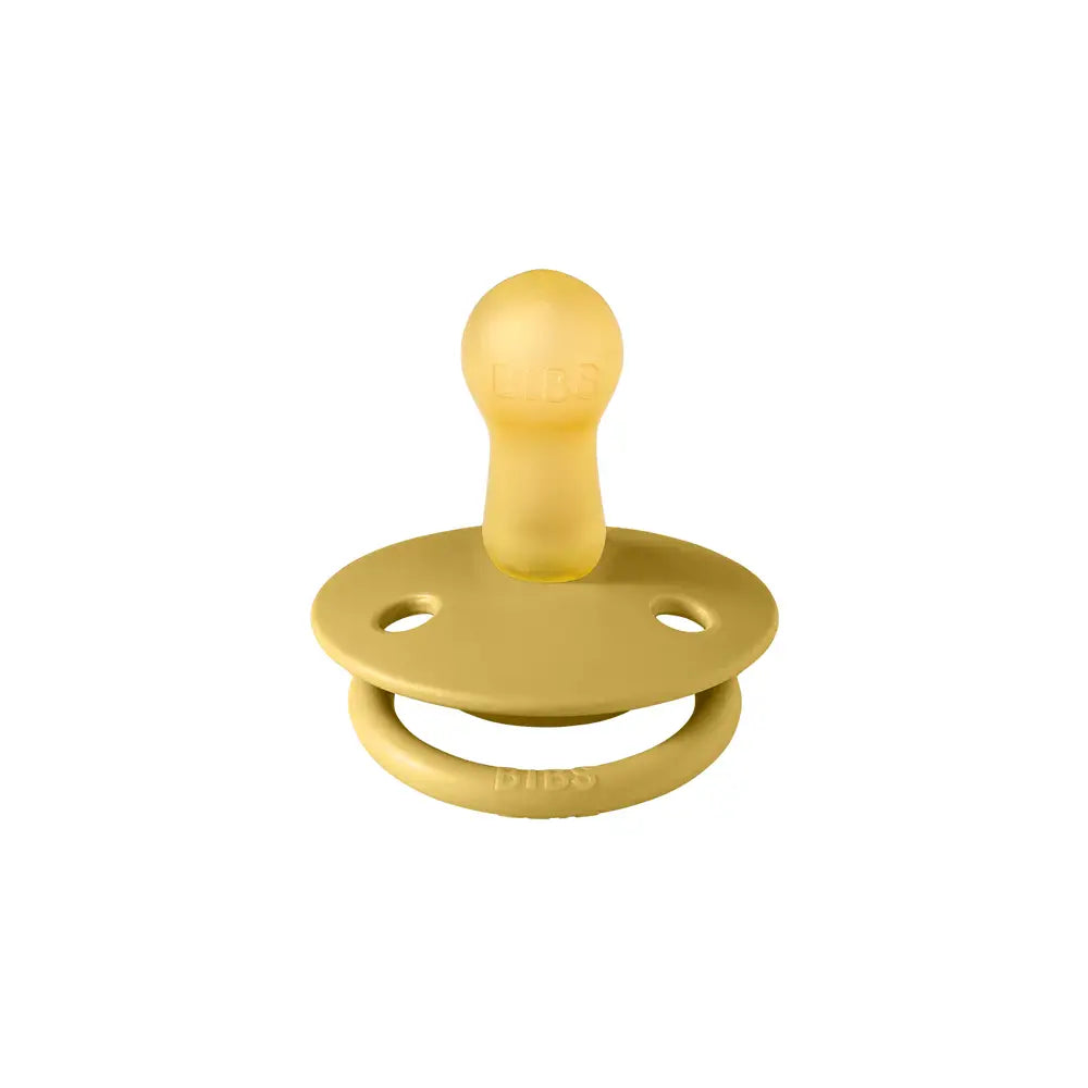BIBS De Lux dude (silikon) - Mustard/Petrol