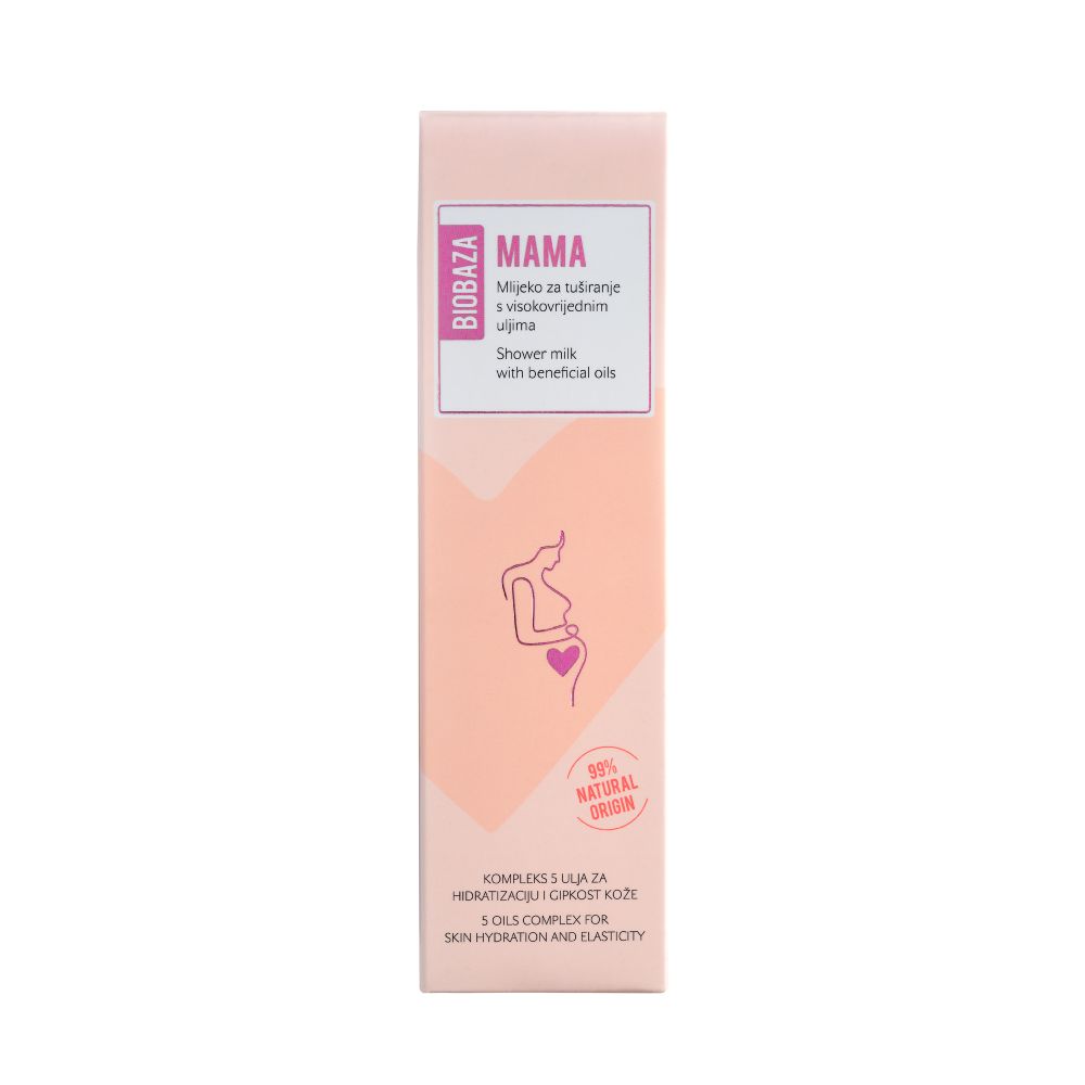 BIOBAZA Mama Mlijeko za tuširanje za trudnice i dojilje, 200 ml