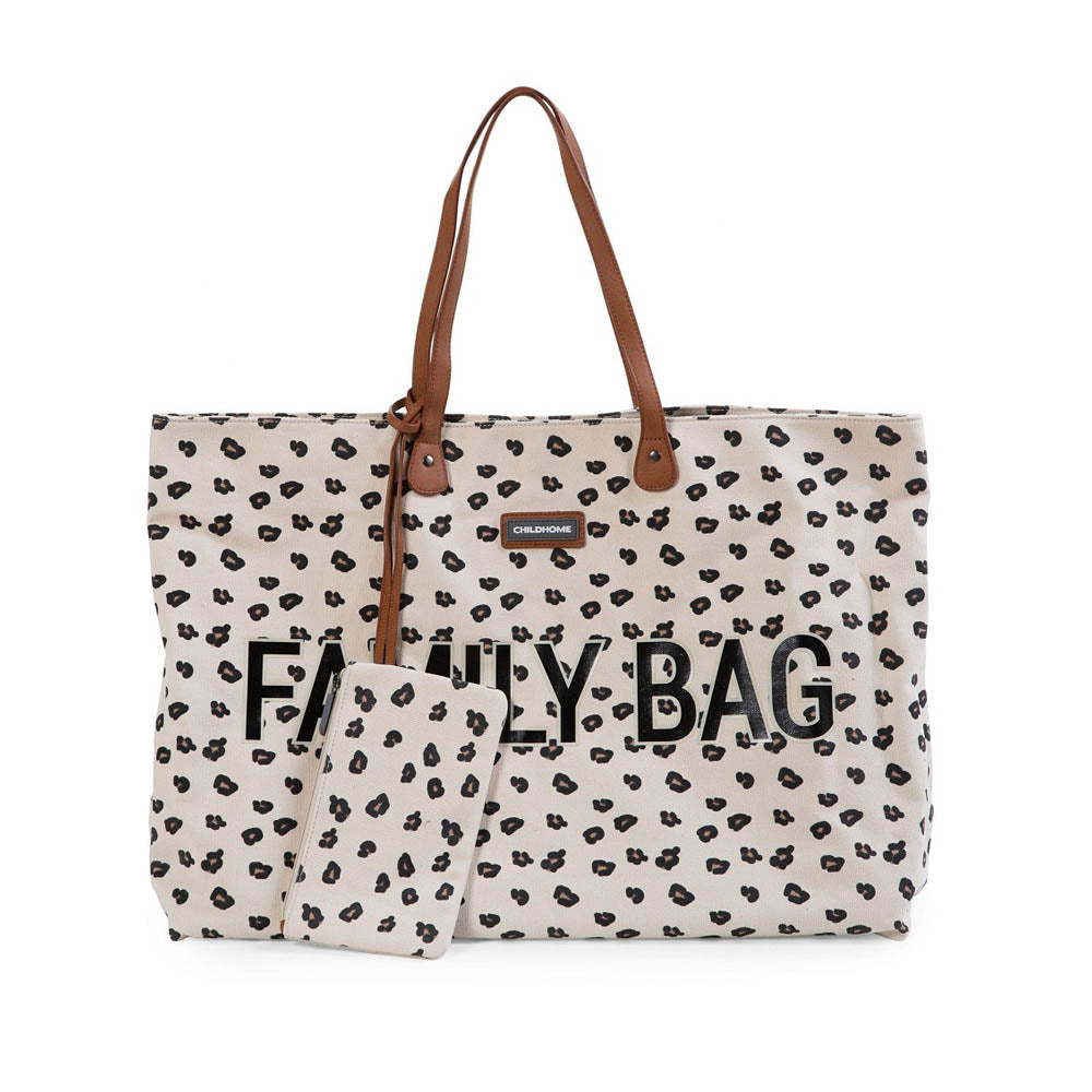 Childhome Torba Family bag, Canvas leopard