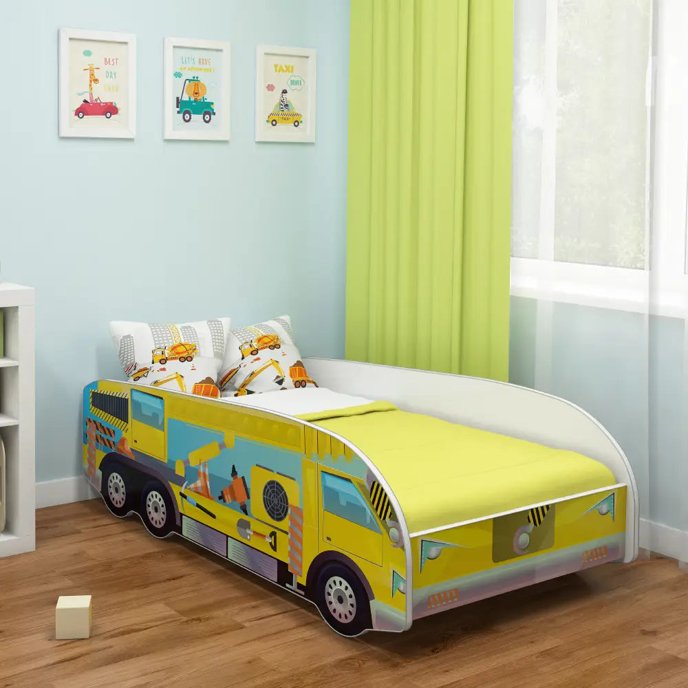 Dječji krevet ACMA TRUCK 160x80 cm 02 Dizalica