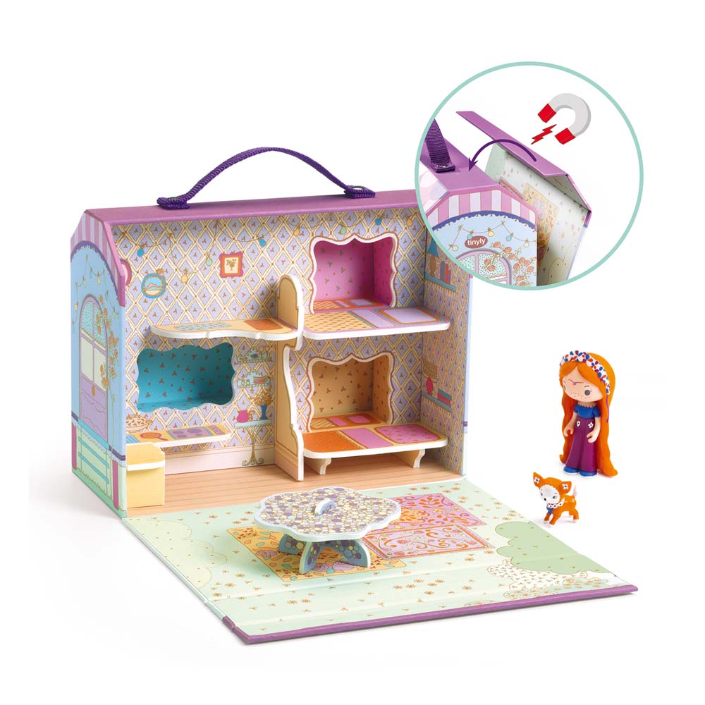 Djeco Tinyly kućica s lutkicom Blushka & Indie