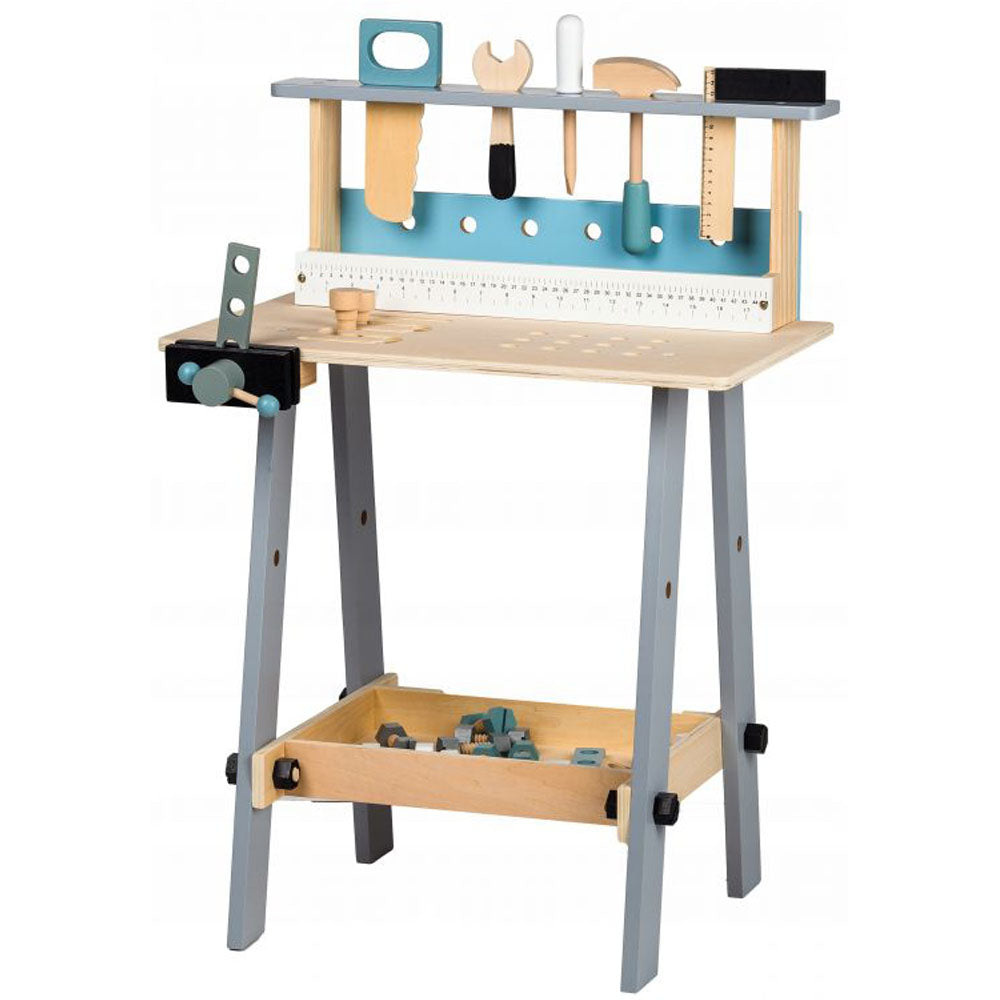 Ecotoys Stol za igru Mali Majstor s alatom od 32 dijelova, New
