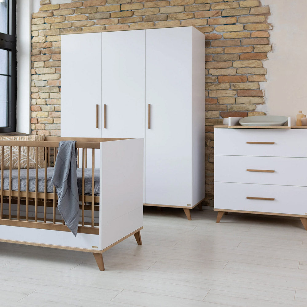 Faktum Flip ormar s 3 vrata, White-Oak
