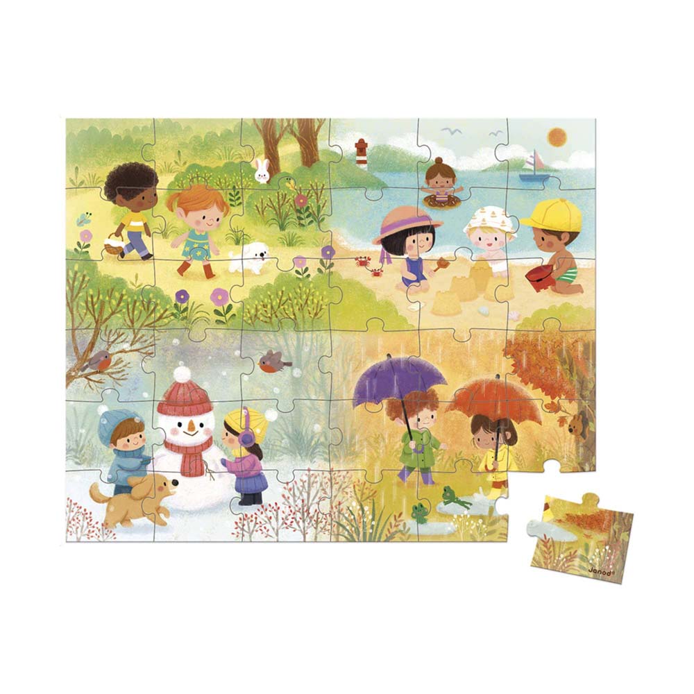Janod Puzzle Godišnja doba