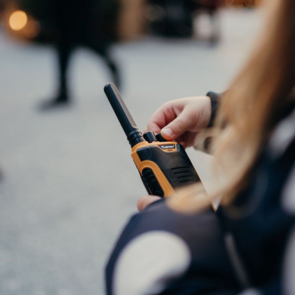 KIDYWOLF walkie-talkie - zeleni/narančasti