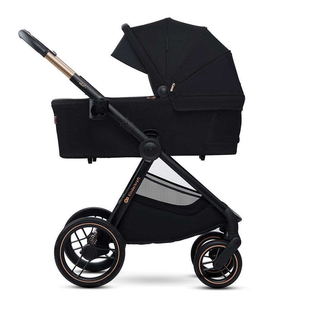 Kinderkraft dječja kolica Nea 2 2u1, Midnight Black