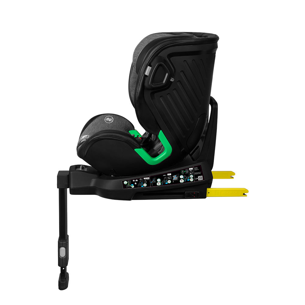 Lionelo autosjedalica Harmony i-Size 0-36 kg (40-150 cm) 360, Graphite Leather