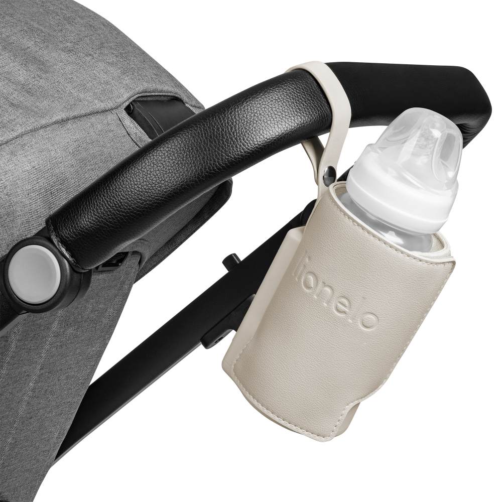 Lionelo Thermup Go Plus električni prijenosni grijač bočica - TERMOSICA s baterijom - Beige Calm